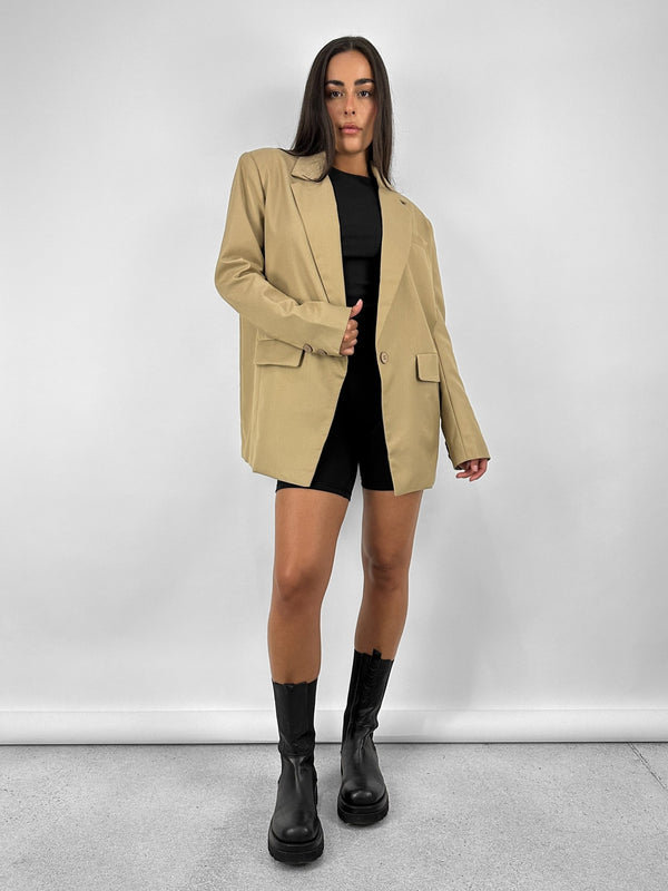 Monochrome Oversized Blazer - Vamp Official