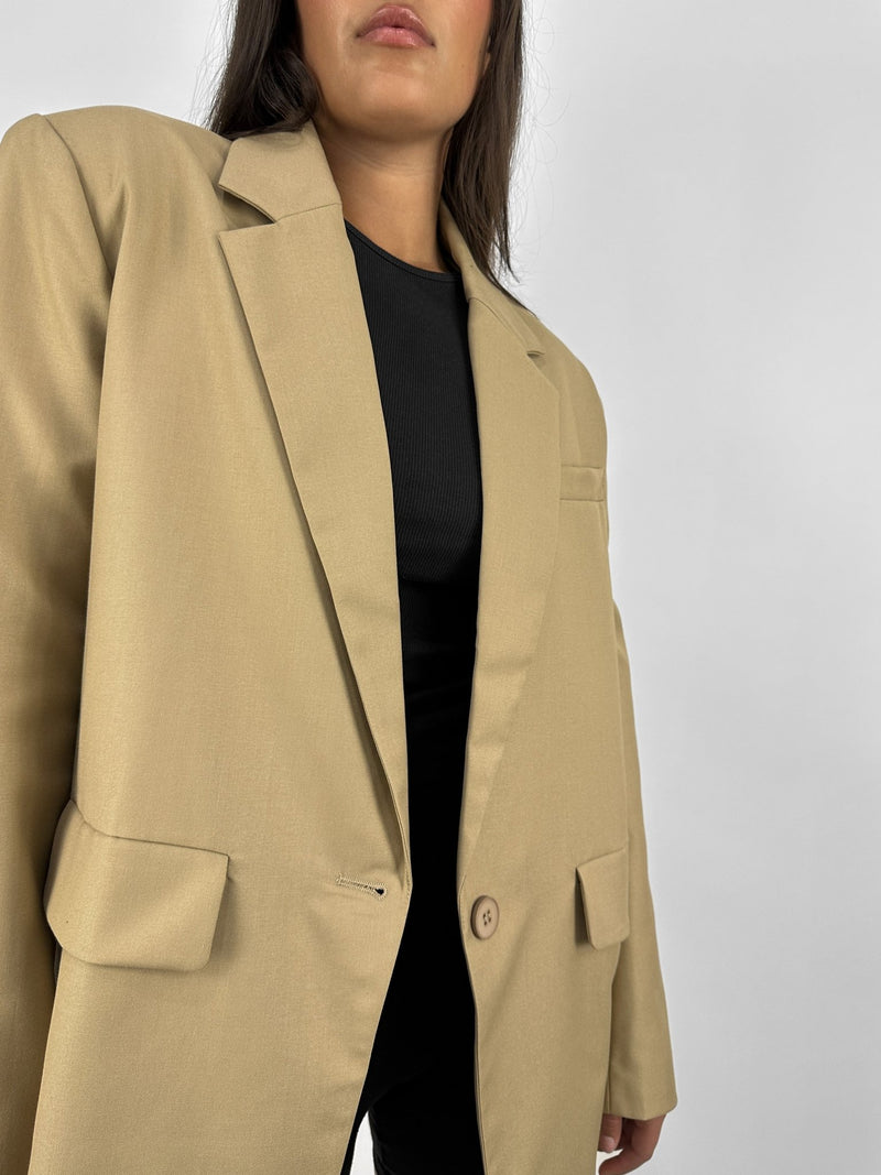 Monochrome Oversized Blazer - Vamp Official