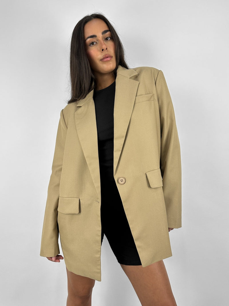 Monochrome Oversized Blazer - Vamp Official