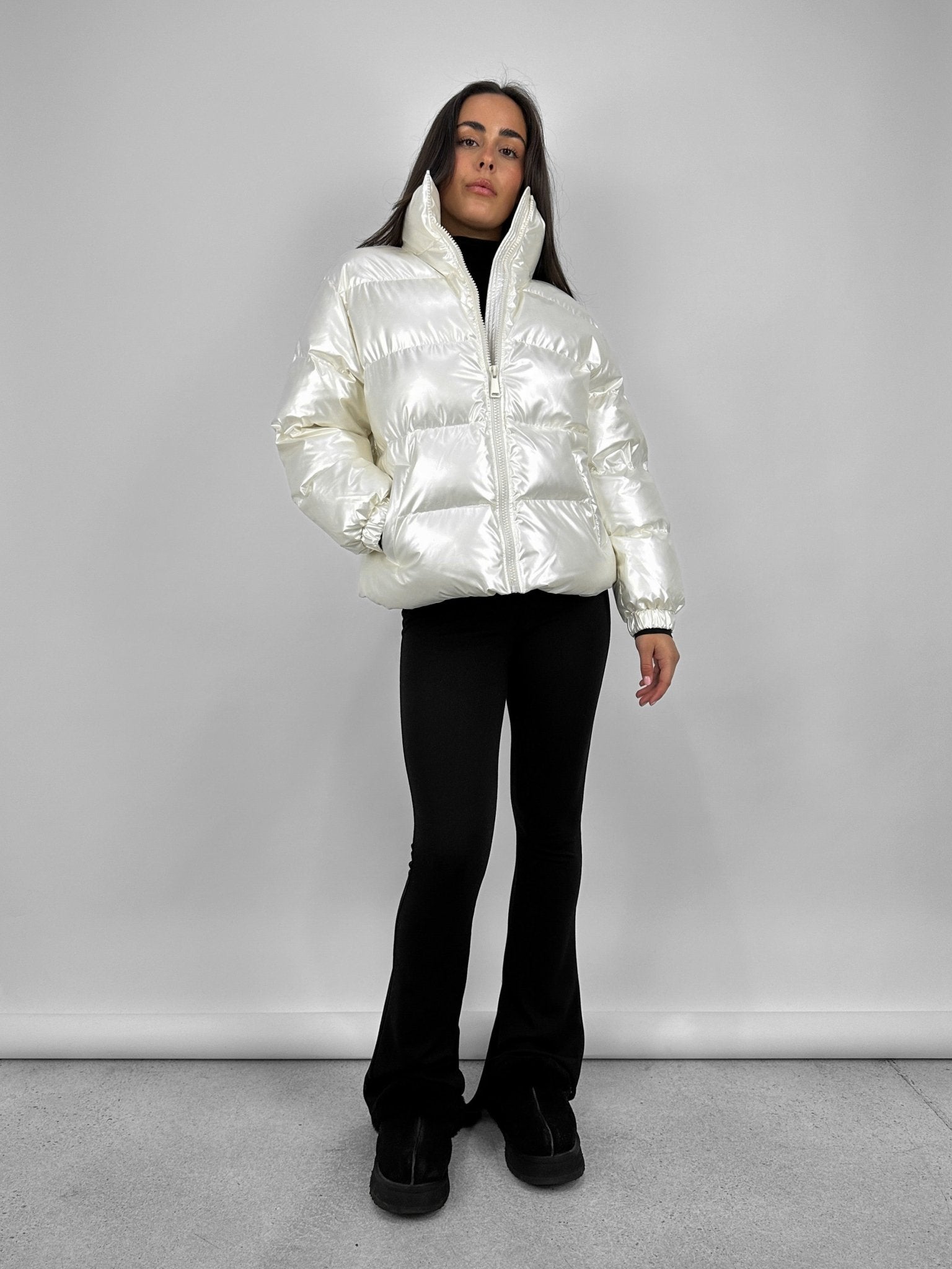 Pearl Sheen Puffer Coat - Vamp Official
