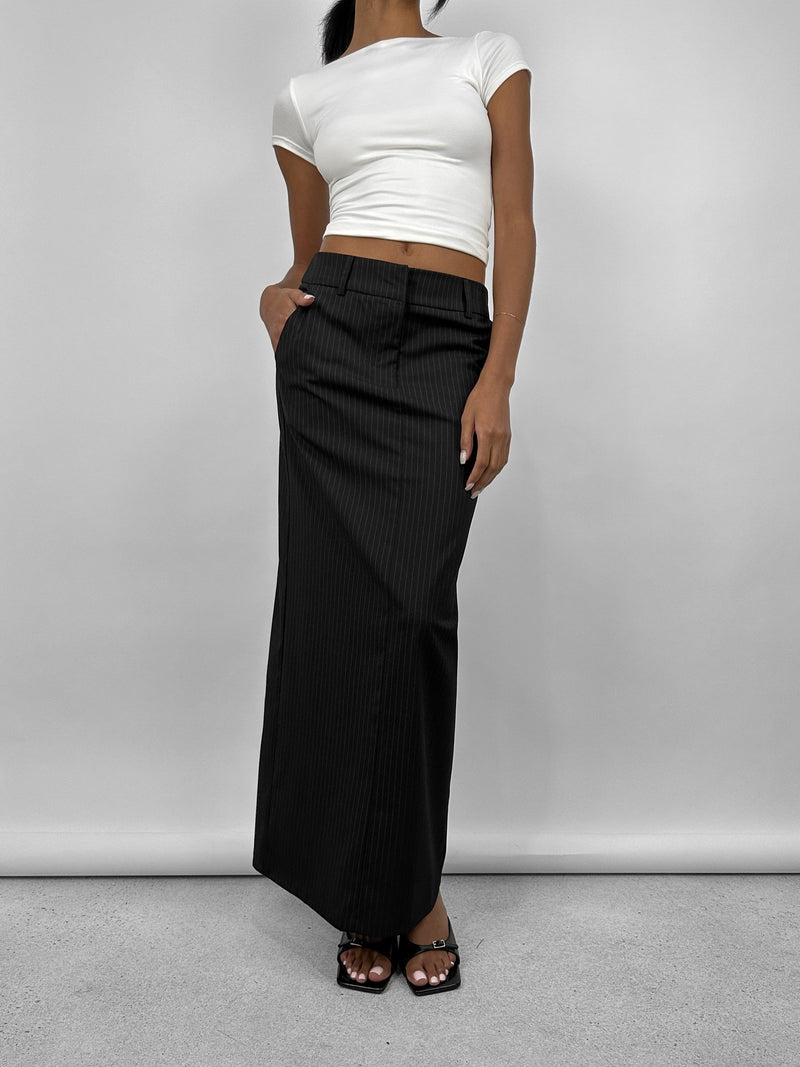 Express pinstripe discount skirt