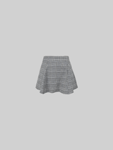 Plaid Pleated Mini Skort - Vamp Official