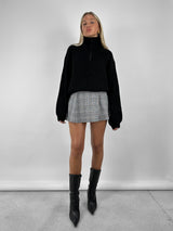 Plaid Pleated Mini Skort - Vamp Official