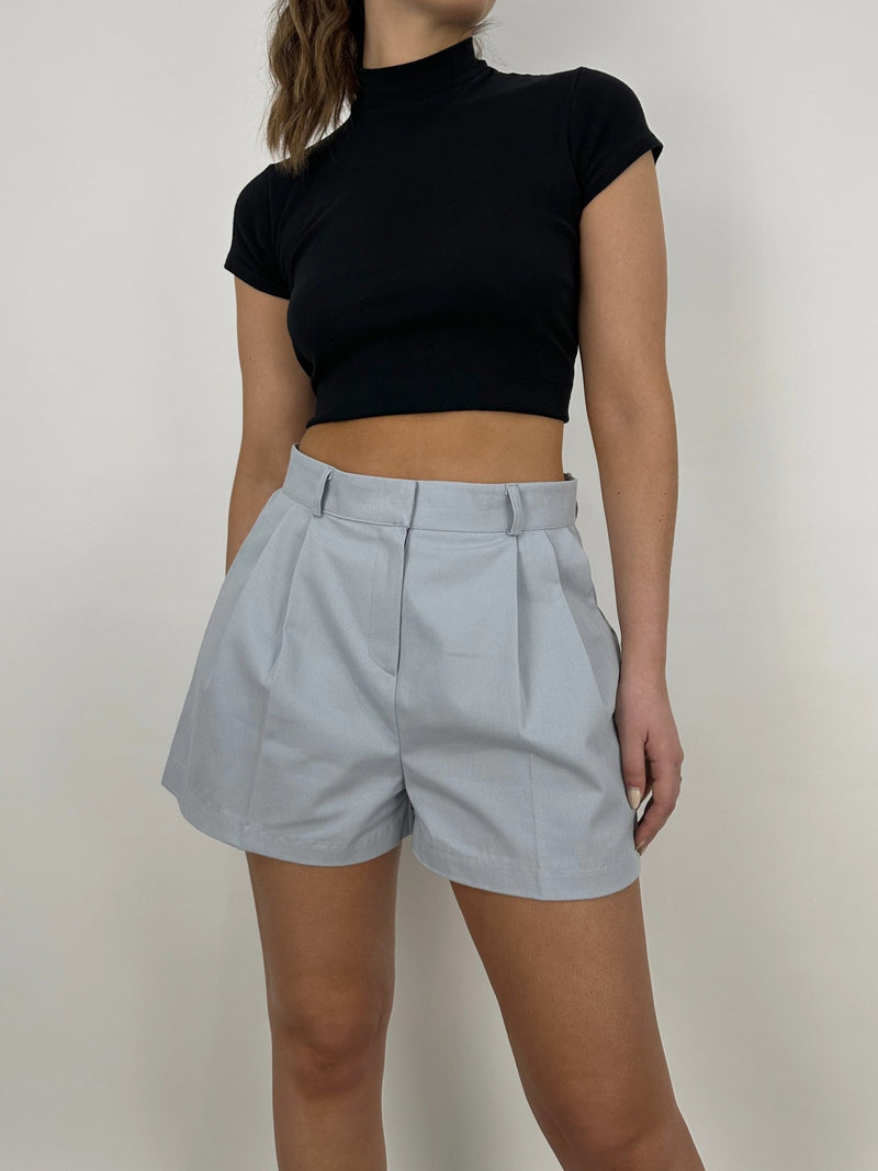 High waisted trouser sales shorts