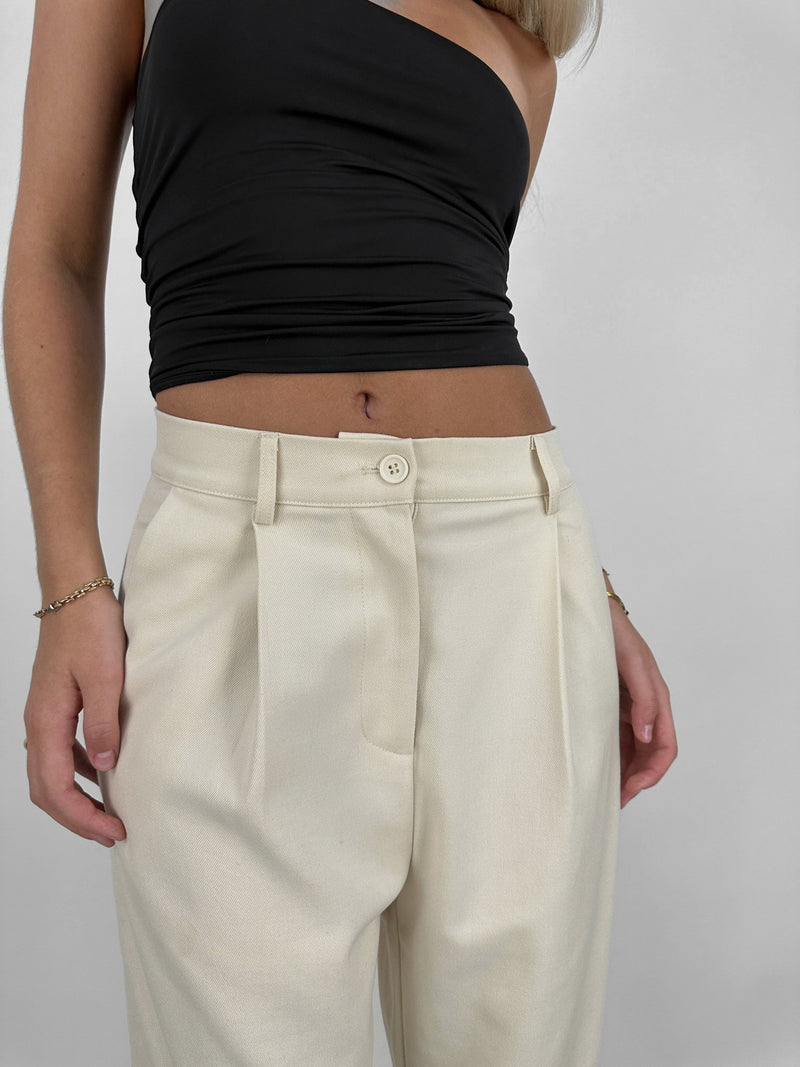 Relaxed Wide Leg Trousers - Vamp Official
