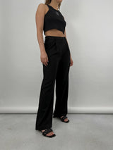 Relaxed Wide Leg Trousers - Vamp Official