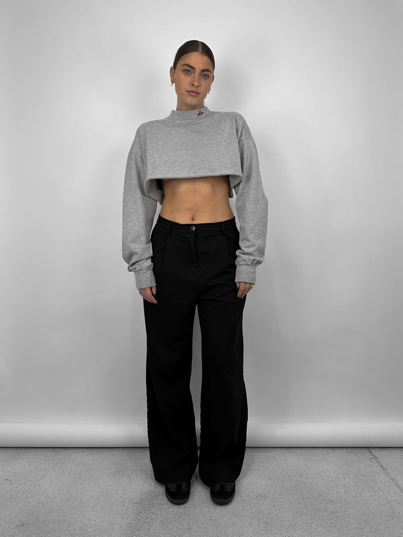 Revamp Mock Neck Ohio State Crop - Vamp Official
