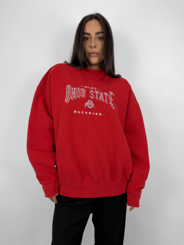 Revamp Ohio State Embroidered Crewneck - Vamp Official
