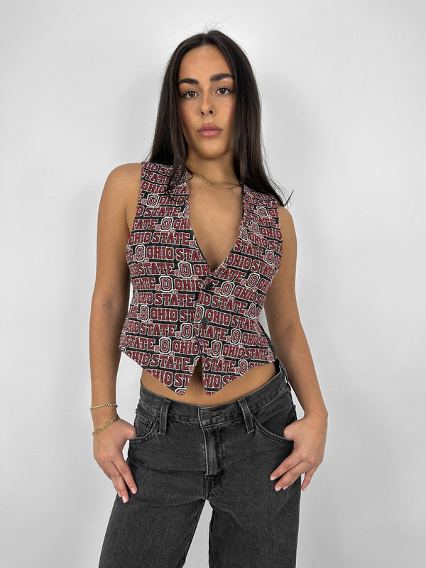 Revamp Ohio State Jacquard Vest - Vamp Official