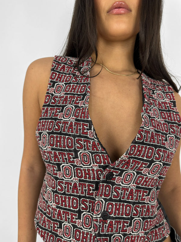 Revamp Ohio State Jacquard Vest - Vamp Official