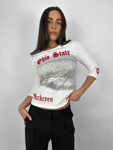 Revamp Ohio State Stadium Y2K Tee - Vamp Official
