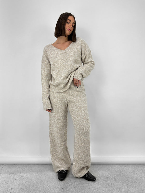 Seam Detail Textured Sweater - Vamp Official
