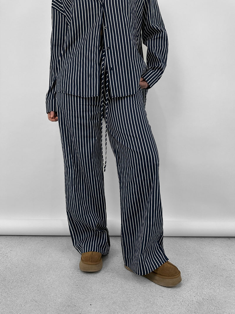 Striped Button Down & Pant Set - Vamp Official