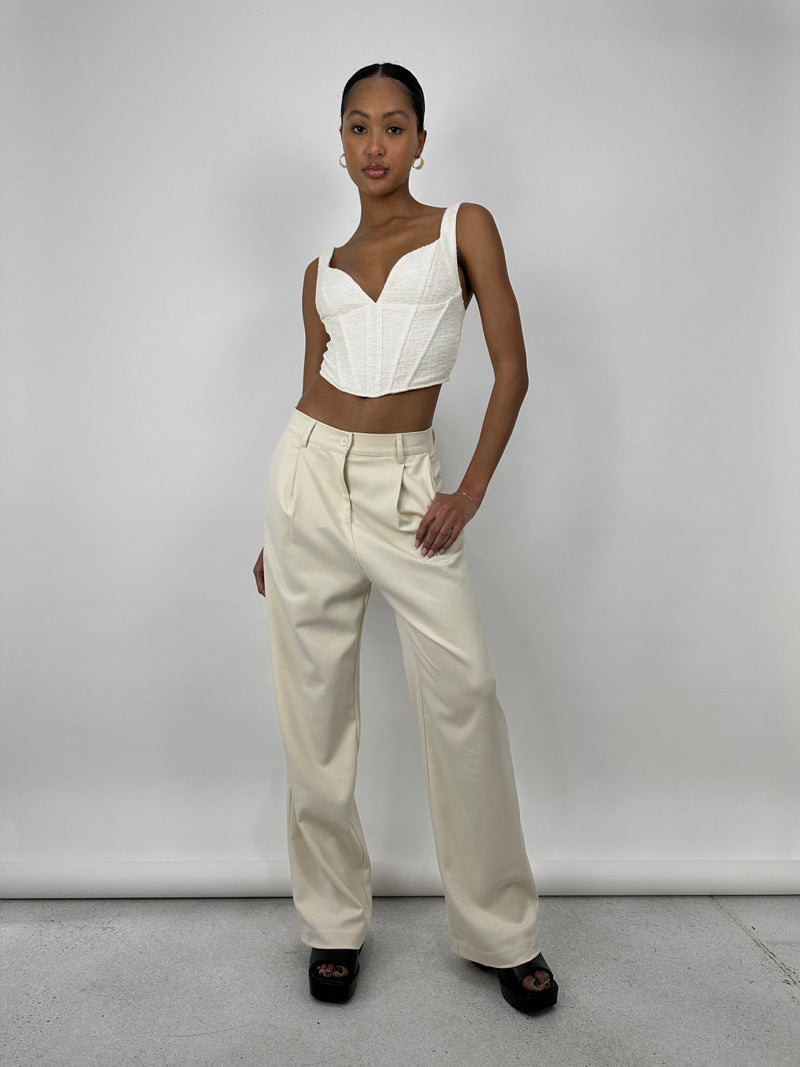 Sweetheart Textured Corset Top - Vamp Official
