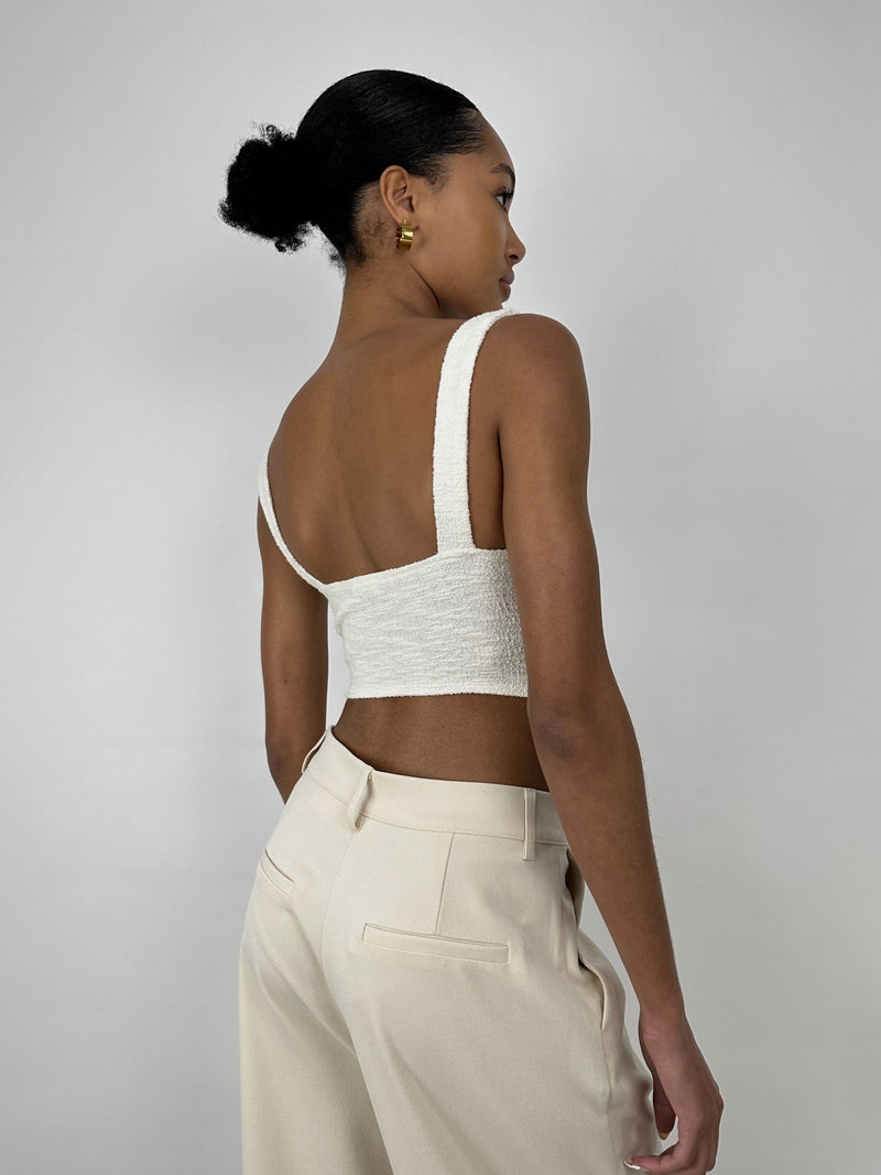 Sweetheart Textured Corset Top - Vamp Official