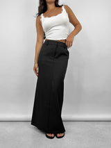 Tailored Trouser Midi Skirt - Vamp Official