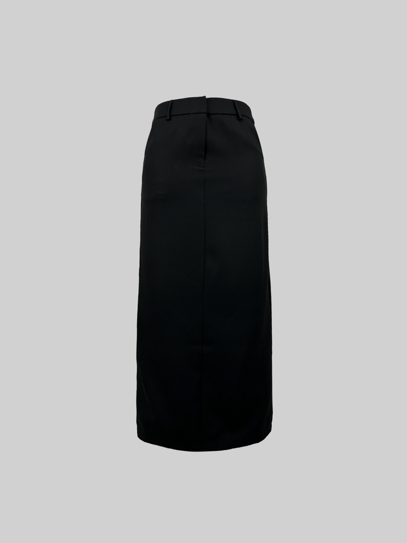 Tailored Trouser Midi Skirt - Vamp Official