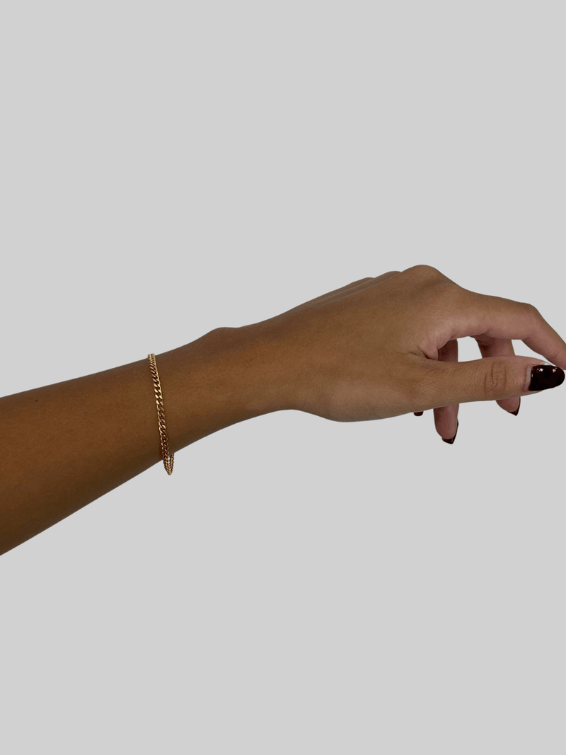 Thin Curb Chain Bracelet - Vamp Official