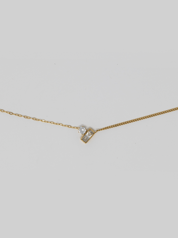 Toi Et Moi Dual Diamond Necklace - Vamp Official
