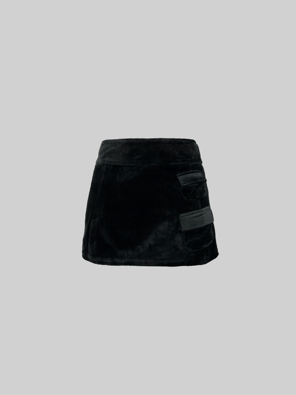 Velvet Cargo Pocket Mini Skort - Vamp Official