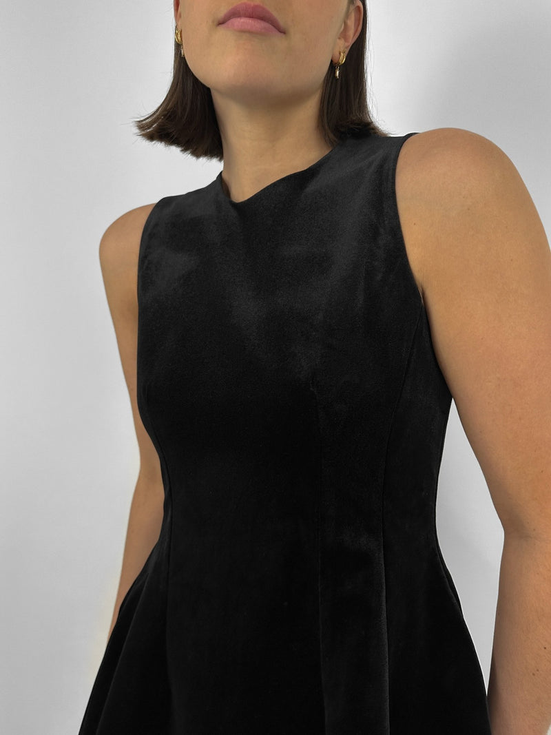 Velvet Peplum Mini Dress - Vamp Official