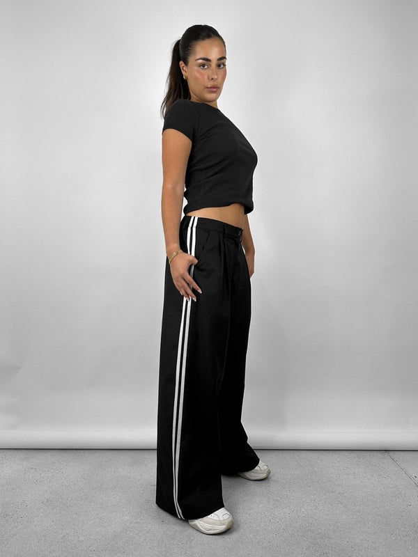 Wide Leg Trouser Track Pants - Vamp Official