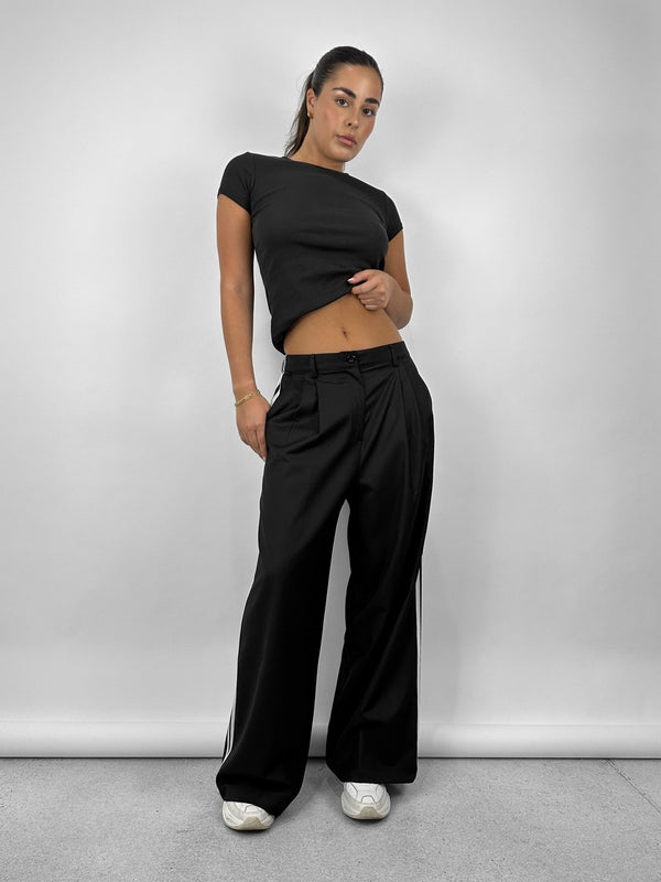 Wide Leg Trouser Track Pants - Vamp Official