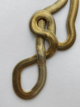 Wide Rounded Snake Chain Necklace - Vamp Official